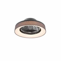 Luminaires Reality Ventilateur de plafond Reality Farsund LED Gris, 1 lumière, Télécommandes