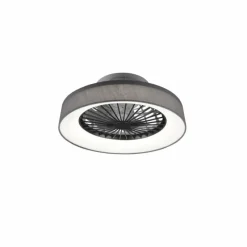 Luminaires Reality Ventilateur de plafond Reality Farsund LED Gris, 1 lumière, Télécommandes