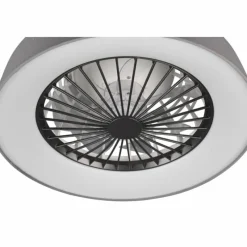 Luminaires Reality Ventilateur de plafond Reality Farsund LED Gris, 1 lumière, Télécommandes
