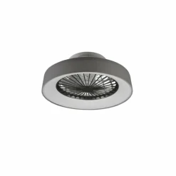Luminaires Reality Ventilateur de plafond Reality Farsund LED Gris, 1 lumière, Télécommandes