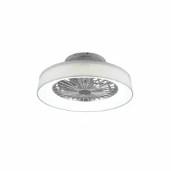 Luminaires Reality Ventilateur de plafond Reality Farsund LED Blanc, 1 lumière, Télécommandes
