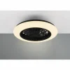Luminaires Reality Ventilateur de plafond Reality Stralsund LED Noir, 1 lumière, Télécommandes