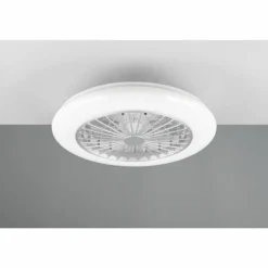 Luminaires Reality Ventilateur de plafond Reality Stralsund LED Titane, 2 lumières, Télécommandes