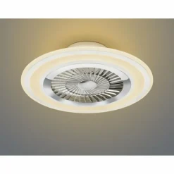 Luminaires Reality Ventilateur de plafond Reality Flaga LED Blanc, 1 lumière, Télécommandes