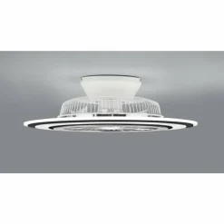 Luminaires Reality Ventilateur de plafond Reality Flaga LED Noir, 1 lumière, Télécommandes
