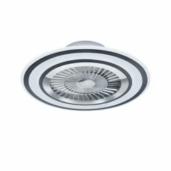 Luminaires Reality Ventilateur de plafond Reality Flaga LED Noir, 1 lumière, Télécommandes