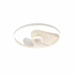 Luminaires Reality Ventilateur de plafond Reality Borgholm LED Blanc, 1 lumière, Télécommandes