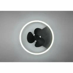 Luminaires Reality Ventilateur de plafond Reality Borgholm LED Or, Noir, 1 lumière, Télécommandes