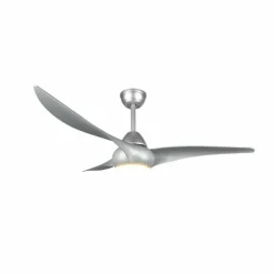 Luminaires Reality Ventilateur de plafond Reality Alesund LED Titane, 1 lumière, Télécommandes