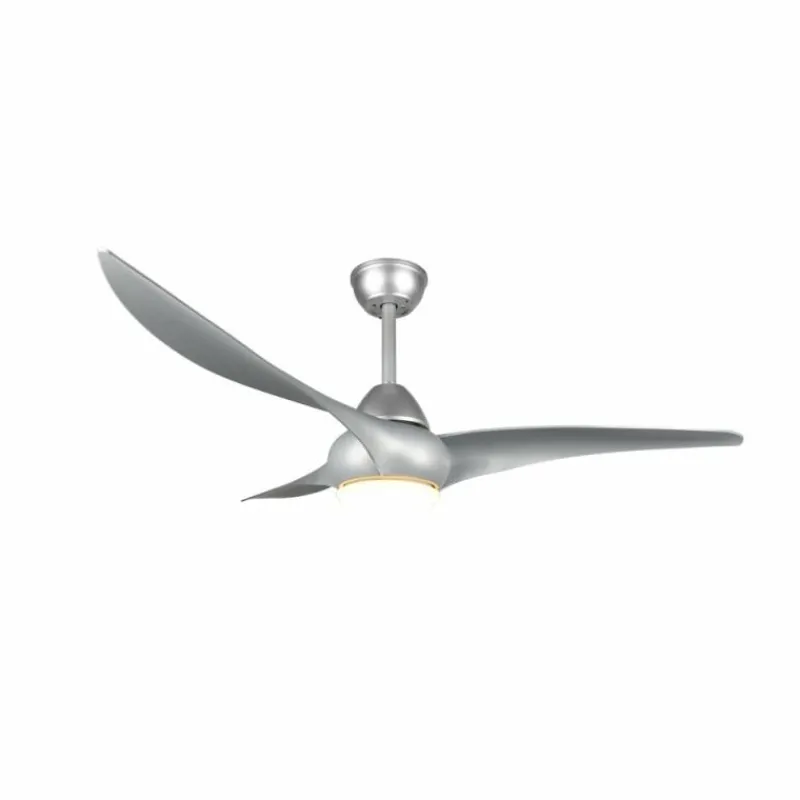 Luminaires Reality Ventilateur de plafond Reality Alesund LED Titane, 1 lumière, Télécommandes