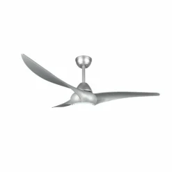 Luminaires Reality Ventilateur de plafond Reality Alesund LED Titane, 1 lumière, Télécommandes