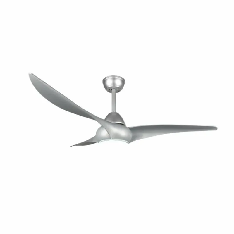 Luminaires Reality Ventilateur de plafond Reality Alesund LED Titane, 1 lumière, Télécommandes