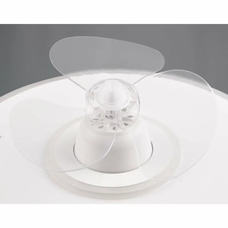 Luminaires Reality Ventilateur de plafond Reality Nybro LED Blanc, 1 lumière, Télécommandes