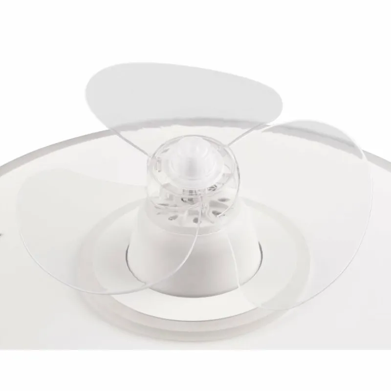 Luminaires Reality Ventilateur de plafond Reality Nybro LED Blanc, 1 lumière, Télécommandes