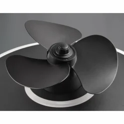 Luminaires Reality Ventilateur de plafond Reality Nybro LED Noir, 1 lumière, Télécommandes