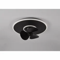 Luminaires Reality Ventilateur de plafond Reality Nybro LED Noir, 1 lumière, Télécommandes