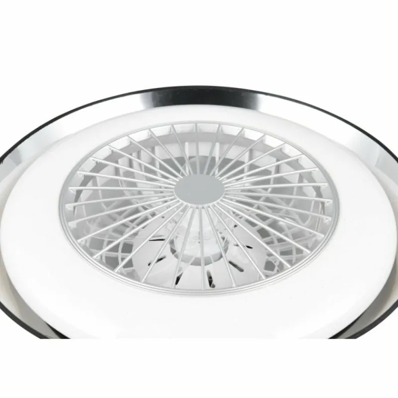 Luminaires Reality Ventilateur de plafond Reality VARBERG LED Noir, 1 lumière, Télécommandes