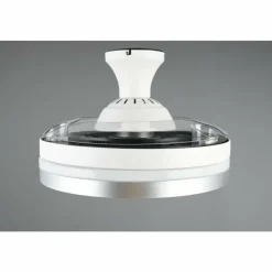 Luminaires Reality Ventilateur de plafond Reality LINDBERG LED Titane, 1 lumière, Télécommandes