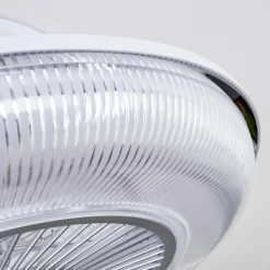 hofstein Ventilateur de plafond Riccione LED Blanc, 1 lumière, Télécommandes, Changeur de couleurs