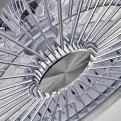 hofstein Ventilateur de plafond Riccione LED Blanc, 1 lumière, Télécommandes, Changeur de couleurs