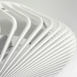 hofstein Ventilateur de plafond Rivarotta LED Blanc, 1 lumière, Télécommandes