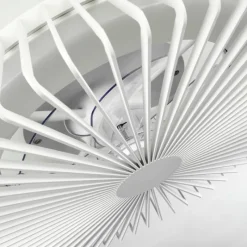 hofstein Ventilateur de plafond Rivarotta LED Blanc, 1 lumière, Télécommandes