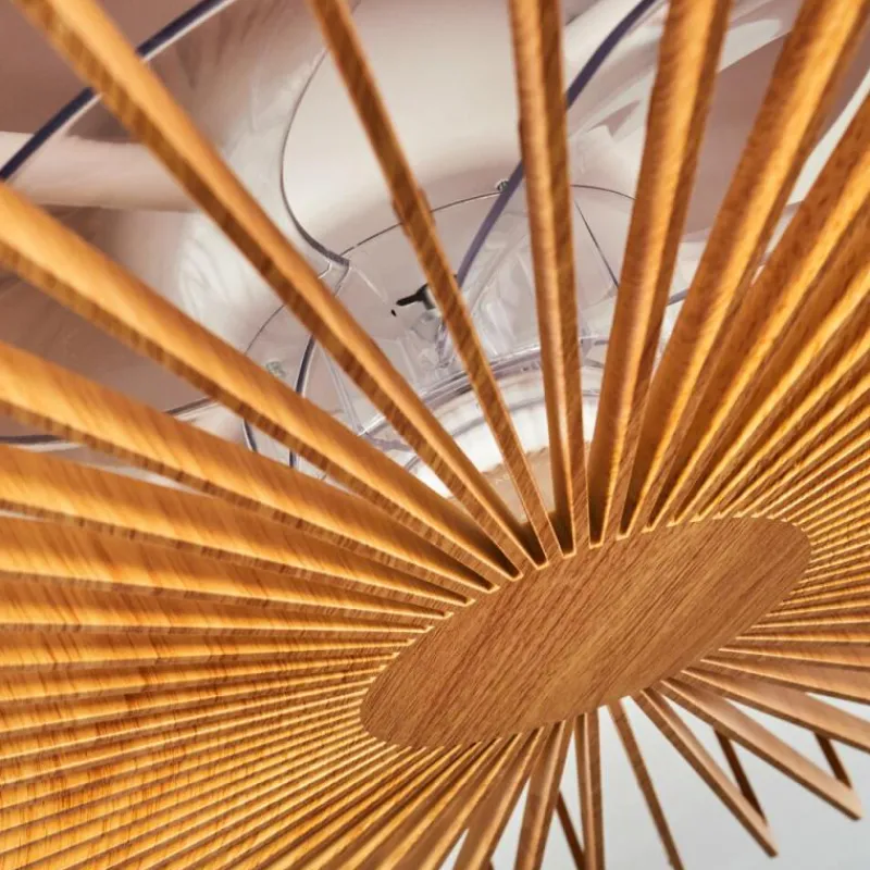 hofstein Ventilateur de plafond Rivarotta LED Blanc, 1 lumière, Télécommandes