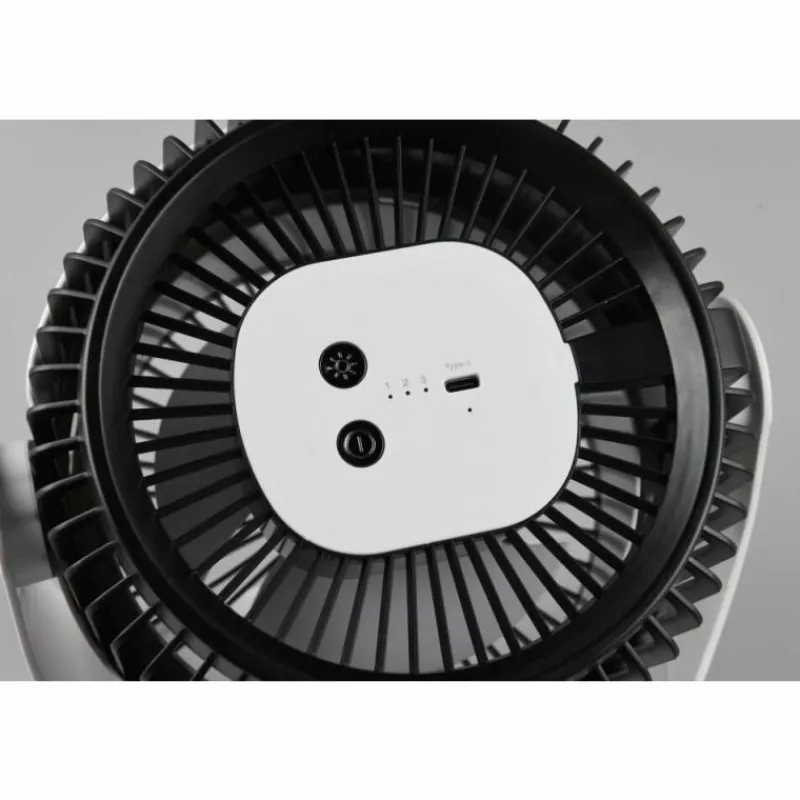 Luminaires Reality Ventilateur de table Reality TEMPEST LED Blanc, 1 lumière