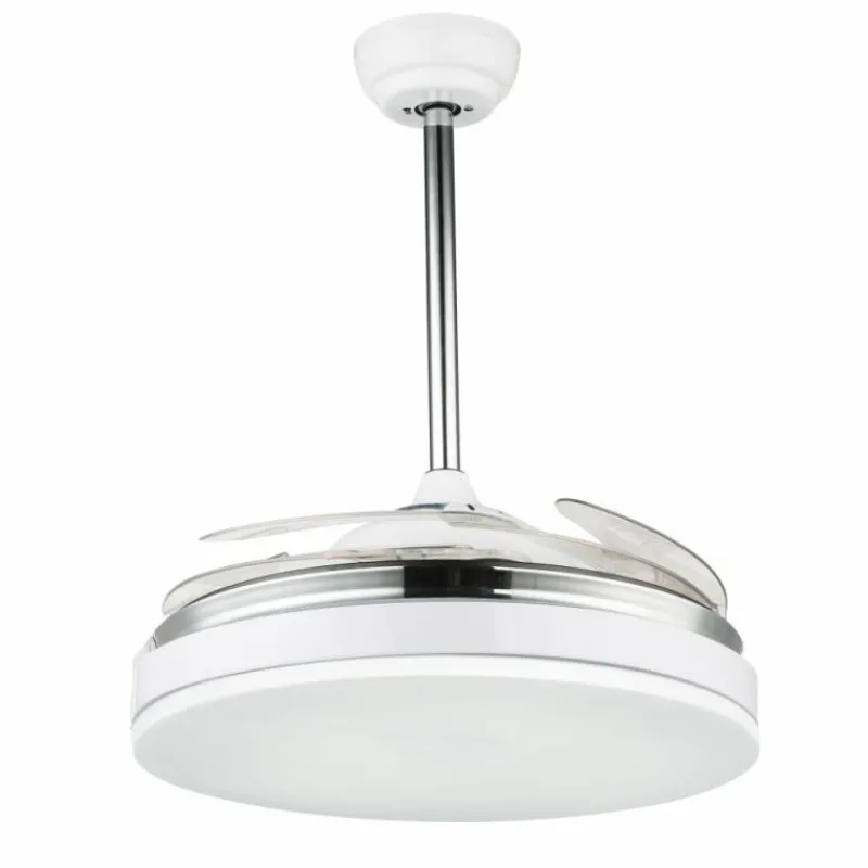 Luminaires Globo Lighting Ventilateur Globo CABRERA LED Blanc, 1 lumière, Télécommandes