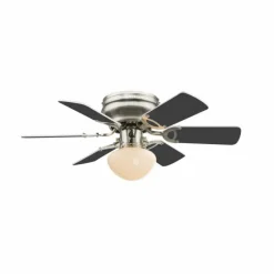 Luminaires Globo Lighting Ventilateur Globo Nickel mat, 1 lumière