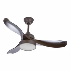 Luminaires Globo Lighting Ventilateur Globo RAMONA LED Noir, 1 lumière, Télécommandes