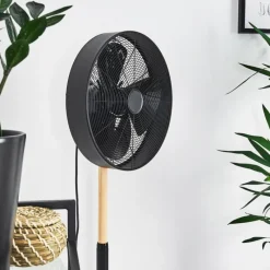 hofstein Ventilateur Markham Bois clair, Noir