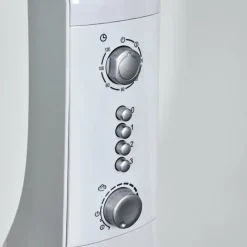 hofstein Ventilateur Rethymno Chrome, Argenté, Blanc