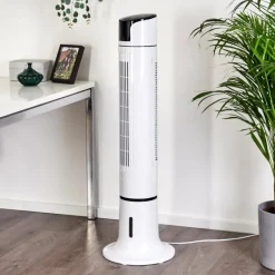 hofstein Ventilateur Urbino Tower Noir, Blanc, Télécommandes