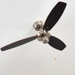 hofstein Ventilateurs de Plafond Fossa Nickel mat