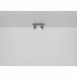 Luminaires Globo Lighting Verpax Plafonnier, Spot de plafond, Applique murale, Spot mural Nickel mat, 2 lumières* Spots Et Projecteurs