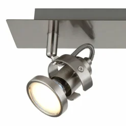 Luminaires Globo Lighting Verpax Plafonnier, Spot de plafond, Applique murale, Spot mural Nickel mat, 3 lumières* Spots Et Projecteurs