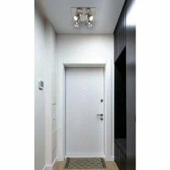 Luminaires Globo Lighting Verpax Plafonnier, Spot de plafond, Applique murale, Spot mural Nickel mat, 4 lumières* Spots Et Projecteurs