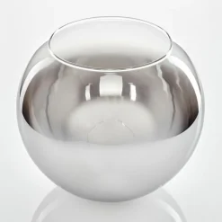 hofstein verre de rechange 25 cm Koyoto Chrome, Clair, Fumé