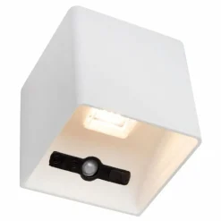 Luminaires Lucide VERTIGO Applique murale LED Blanc, 1 lumière, Détecteur de mouvement* Éclairage Led