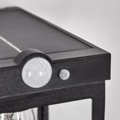 hofstein Verup Lampe murale d´extérieur, Applique murale LED Noir, 1 lumière, Détecteur de mouvement