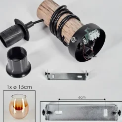 hofstein Vevino Applique murale Écru, Noir, 1 lumière