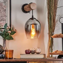 hofstein Vevino Applique murale Écru, Noir, 1 lumière