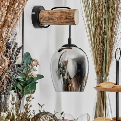 hofstein Vevino Applique murale Écru, Noir, 1 lumière