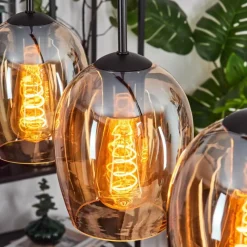 hofstein Vevino Suspension Ambre, 5 lumières