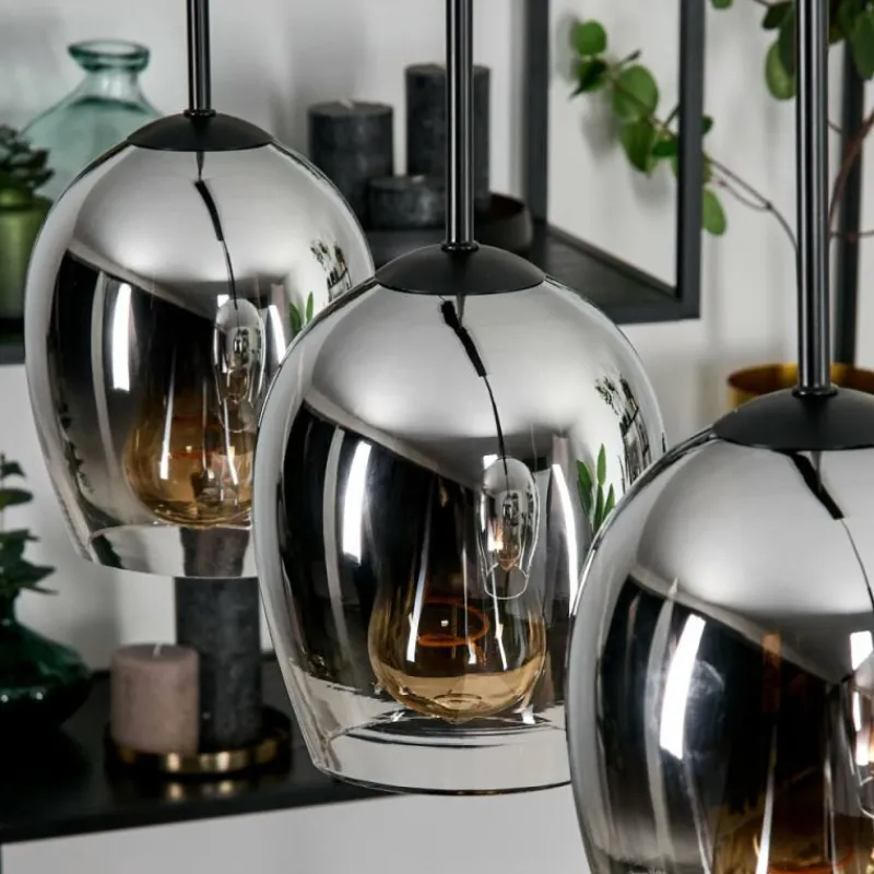 hofstein Vevino Suspension Chrome, Clair, 4 lumières