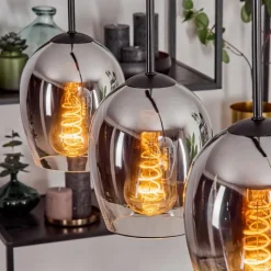 hofstein Vevino Suspension Chrome, Clair, 4 lumières