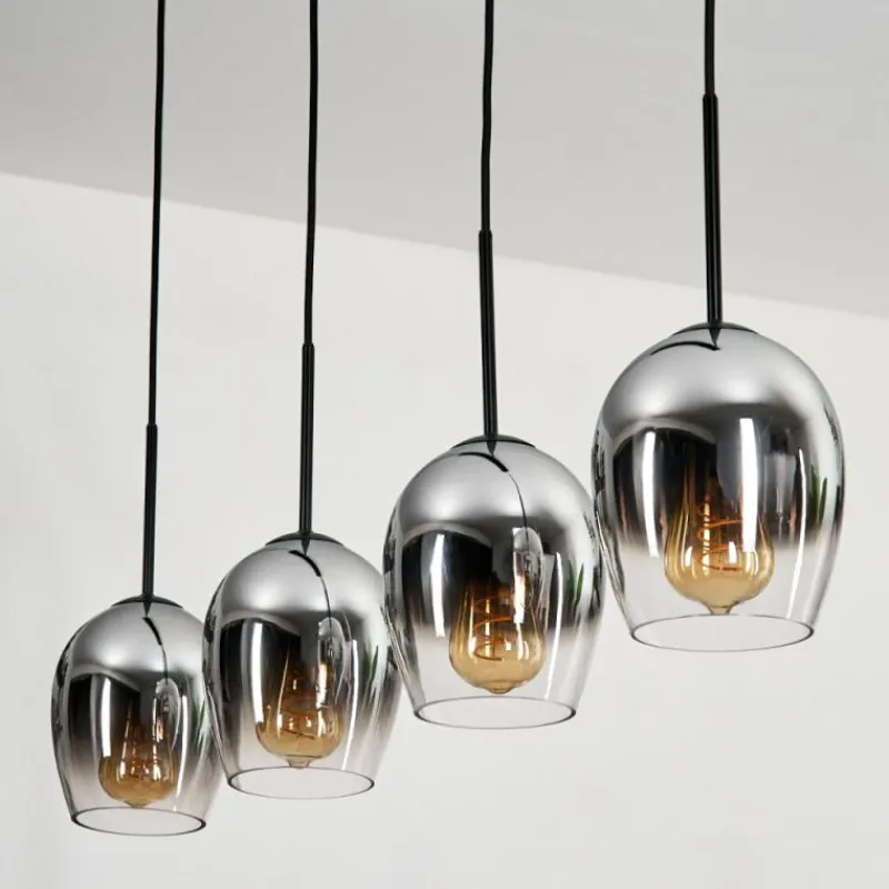 hofstein Vevino Suspension Chrome, Clair, 4 lumières