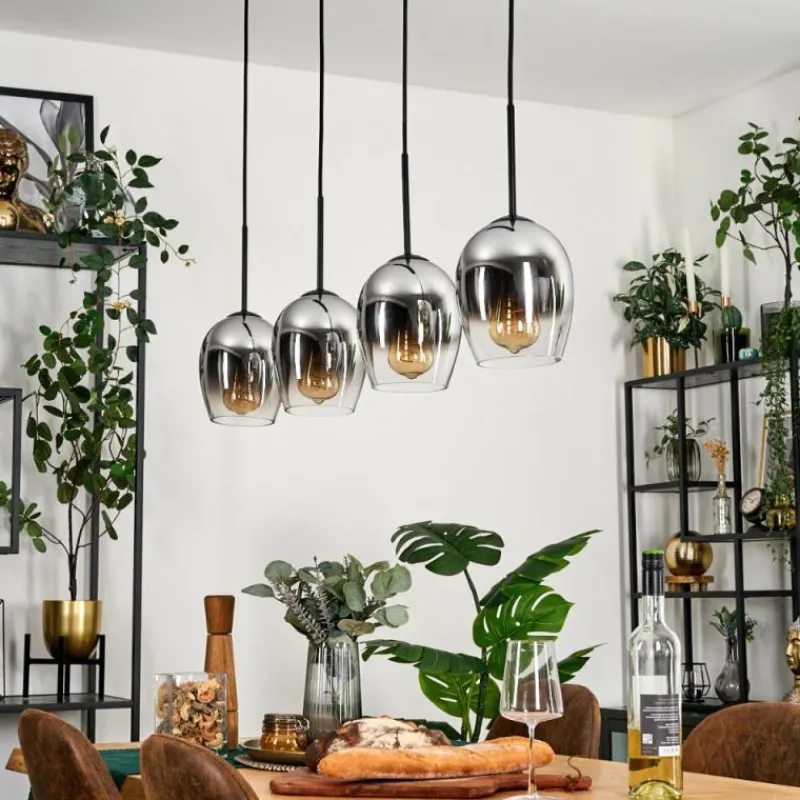 hofstein Vevino Suspension Chrome, Clair, 4 lumières