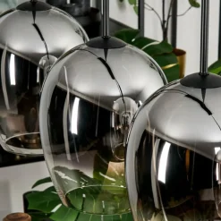 hofstein Vevino Suspension Chrome, Clair, 4 lumières